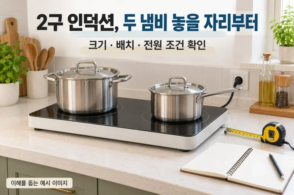 보랄 2구 인덕션 비교, BR-118TWD·BR-D3500FS 1만원 차이로 무엇을 확인할까요?